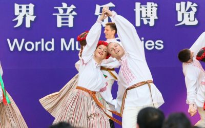 Ķīna iepazīst latviešu tautas dejas