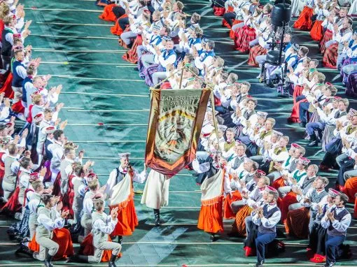 XXVI Vispārējo latviešu Dziesmu un XVI deju svētku lieluzvedums Māras zeme