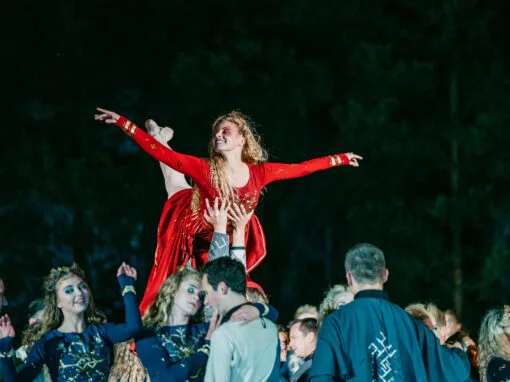 FOLKBALETA “CIK SAULES MŪSOS” PIRMIZRĀDE